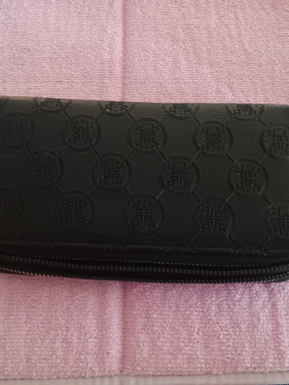 Rampage Black Embossed Logo Wallet